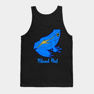 Blue and Yellow Frog Tank Top